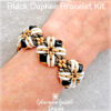 Black Daphne Bracelet Kit600 Black Silky Bead Bracelet Kit