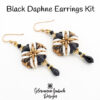 Black Daphne Earrings Kit 600
