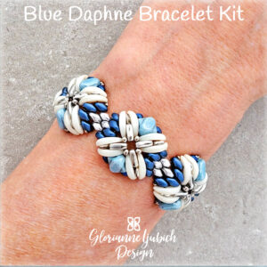 Blue Daphne Beaded Bracelet Kit