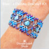 Blue Bracelet Beading Kit