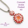 Coral Crescent Urchin Pendant Kit