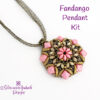 Coral Silky Bead Pendant Kit