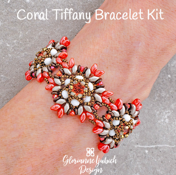 Coral Beadwork Bracelet Kit