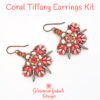 Coral Beaded Earrings Kit