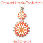 Crescent Urchin Pendant Kit Red Orange300