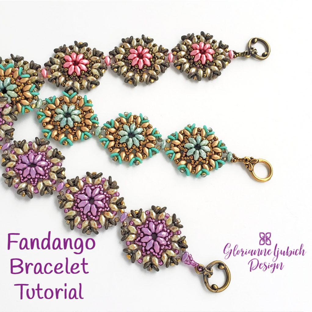 Fandango Beaded Bracelet Tutorial - Glorianne Ljubich Design
