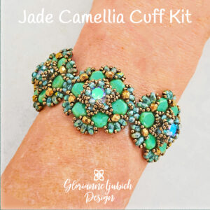 Jade Camellia Bracelet Beading Kit