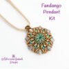 Jade Fandango Pendant Beadweaving Kit