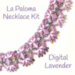 La Paloma Necklace Digital Lavender300