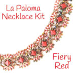 La Paloma Necklace Fiery Red