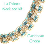 La Paloma Necklace Kit Caribbean Green300