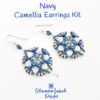 Navy Earrings Beading Kit