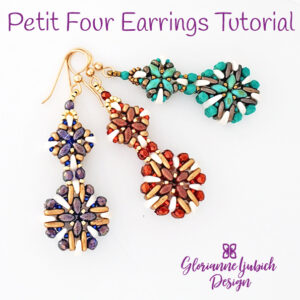 Beaded Bead Earrings Tutorial