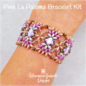 Pink DIY Beaded Bracelet Kit