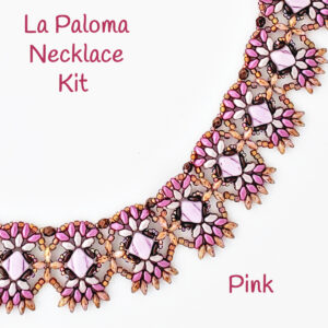 Pink La Paloma Silky Bead Necklace Pattern