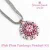 Pink Plum Fandango Pendant Project