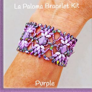 La Paloma Beadwork Bracelet Kit - Glorianne Ljubich Design