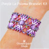 Purple Beadwork Cuff Kit