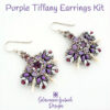 Purple Shaped Bead Earrings Project