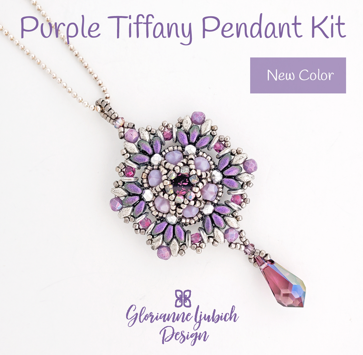 Purple Tiffany Pendant Kit