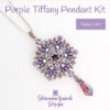 Purple Tiffany Pendant600 Purple Lavender Deluxe Pendant Kit