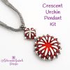 Red Crescent Urchin Pendant Kit