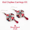 Red Beaded Earrings Kit