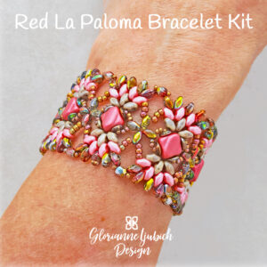 Red La Paloma Shaped Bead Bracelet Kit