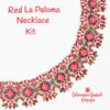 Red Necklace Shaped Beads Kit