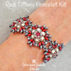 Red Tiffany Bracelet on wrist600 Red Bracelet Beading Kit