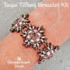 Taupe Tiffany Bracelet on wrist600 Taupe Tiffany Bracelet Kit