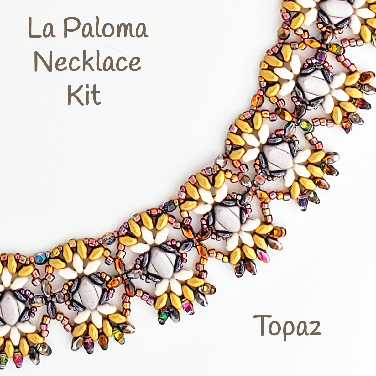 Topaz La Paloma Necklace Beadweaving Kit