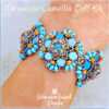 Turquoise Crystal & Glass Bracelet Kit