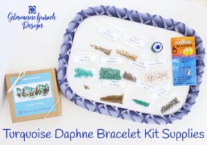 Turquoise Daphne Bracelet Kit Supplies