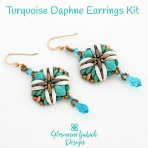 Turquoise Daphne Earrings Bead Set