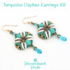 Turquoise Crescent Bead Earrings Kit
