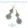 Turquoise Petit Four Earrings Kit600 Turquoise Beaded Bead Earrings Project