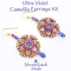 Ultra Violet Camellia Earring Beading Kit