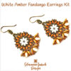 White Amber MiniDuo Earrings Kit