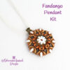 White Amber Beaded Pendant Project