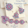 Gray Pink Fandango Gift Set Tile 600