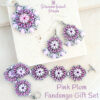 Pink Plum Jewelry Beadweaving Set