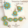 Turquoise Silky Bead Gift Set