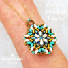 Star Shaped Beaded Pendant Instructions