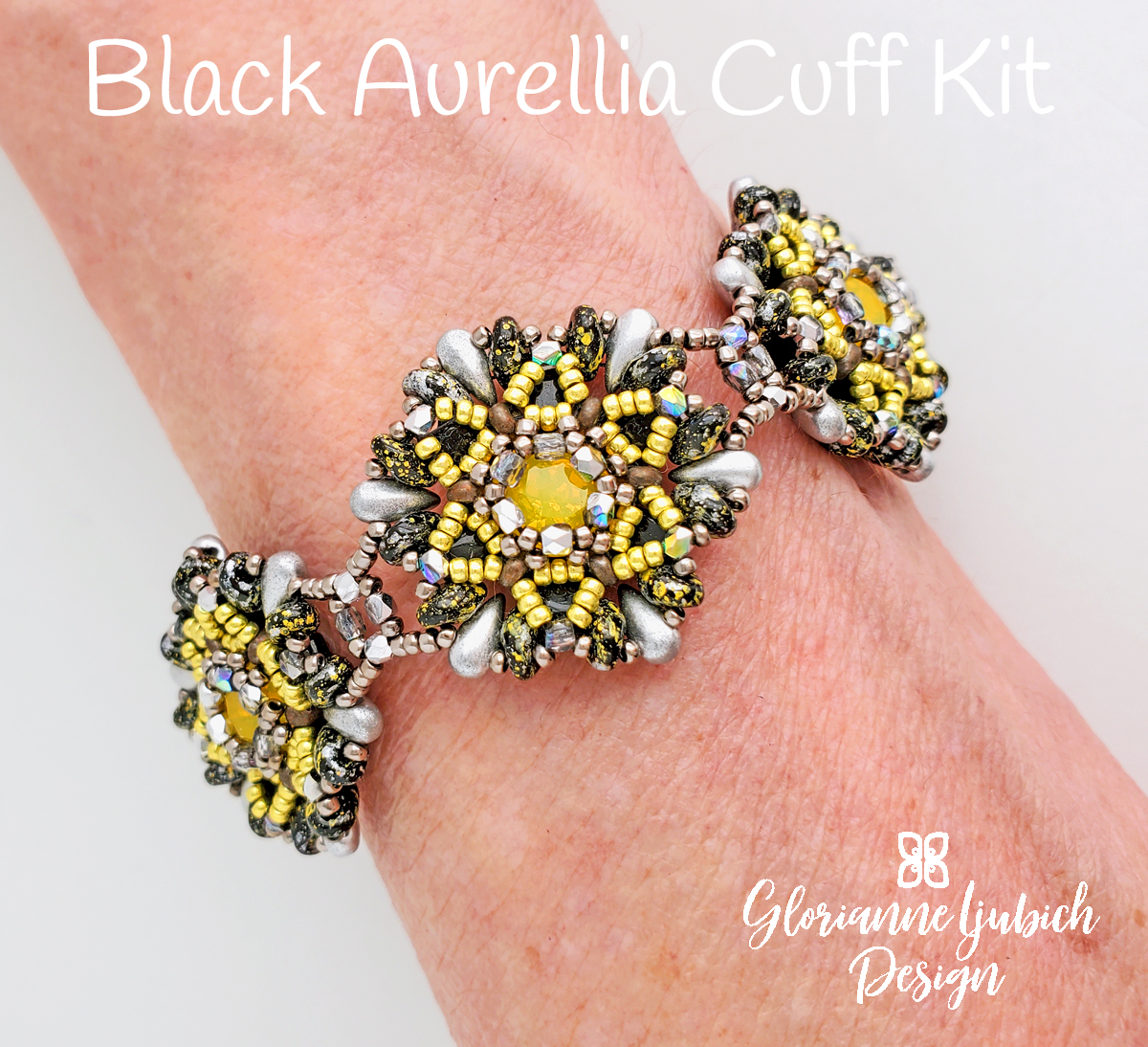Aurellia Beadwork Bracelet Kit - Glorianne Ljubich Design