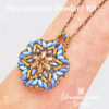 Blue Aurellia Pendant Kit on arm600