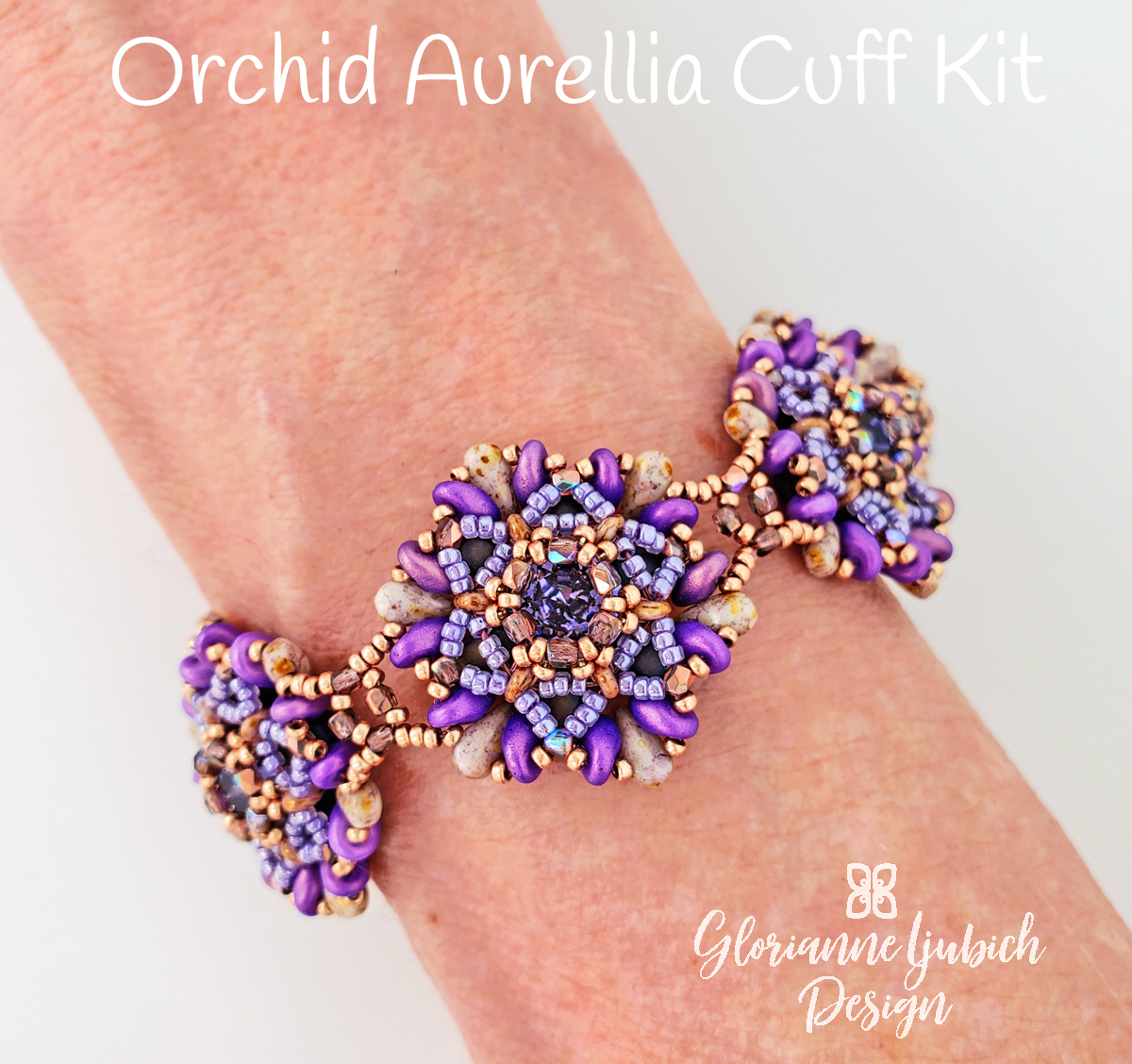 Orchid Aurellia Cuff Beading Kit