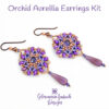 Orchid Aurellia Earrings Kit on white600 Orchid Multi-hole Bead Earrings Kit