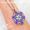 Orchid Beadweaving Pendant Kit