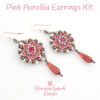 Pink Aurellia Earrings Kit on white600 Pink Burgundy Drop Duo Earrings Kit